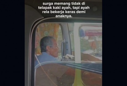 Sopir Lansia di Semarang Tetap Bekerja Kemudikan Truk Meski Pakai Selang Oksigen, Tuai Simpati