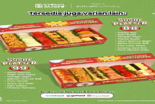 3 Promo Menarik Ichiban Sushi Juli 2025: Sushi Platter Ookiikuma Isi 24 Cuma Rp90.000
