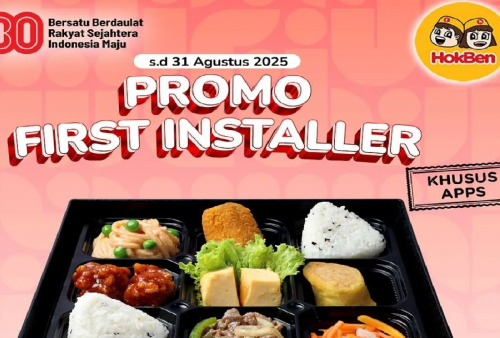 Promo Menarik Hokben Khusus Pengguna Aplikasi: Bisa Dapat Irodori Bento Gratis!