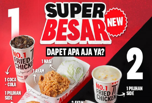 Paket Promo Agustus KFC Super BESAR, Mulai dari Harga Rp39 Ribuan Aja!