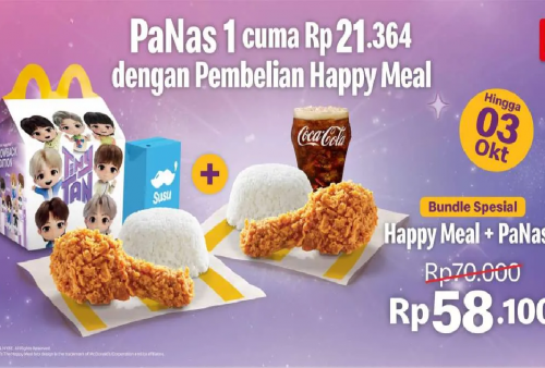 Serbu Sekarang Promo McD Bundle Special Happy Meal + PaNas 1 Cuma Rp 58.000an