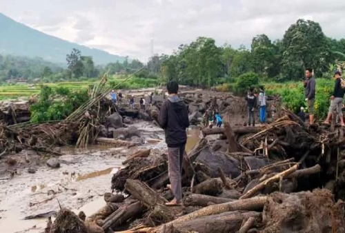 Tingkat Kematian Banjir Lahar Dingin di Sumbar Melonjak Naik Jadi 67 Jiwa