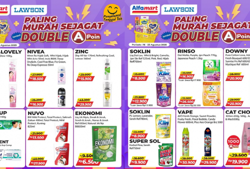 Daftar Promo Alfamart Beerlaku 19-23 Agustus 2025: Sabun Ekonomi Dijual Rp6.000an Aja