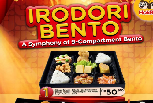 Daftar Promo HokBen Irodori Bento September 2025: Paket Menu Komplit Cuma Rp 50.000an!