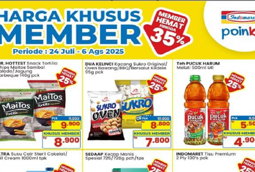Promo Indomaret 31 Juli 2025: Banyak Susu dan Makanan Ringan Murah!