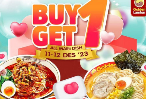 Promo Golden Lamian Buy 1 Get 1 All Main Dish Berakhir Hari Ini, Jangan Sampai Ketinggalan!