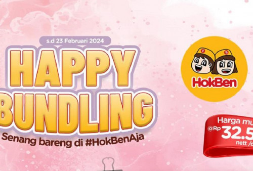 Promo 'Happy Bundling' dari Hokben Selama Bulan Februari 2024, Cek Menu Diskonnya di Sini!