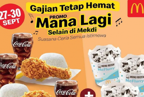 Promo Gajian Hemat McD 27-30 September 2025: Makan Bertiga Cuma Rp 59.000an