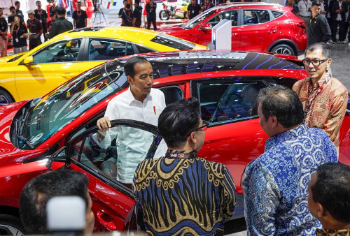 Jokowi Apresiasi MG di IIMS 2024 Soal Mobilitas Berkelanjutan