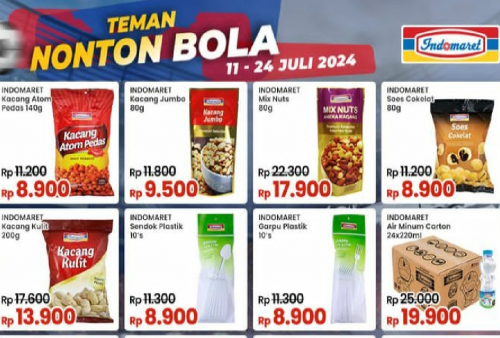 Yuk Serbu Promo Indomaret 'Teman Nonton Bola’, Nonton Final Euro dan Copa America Semakin Seru