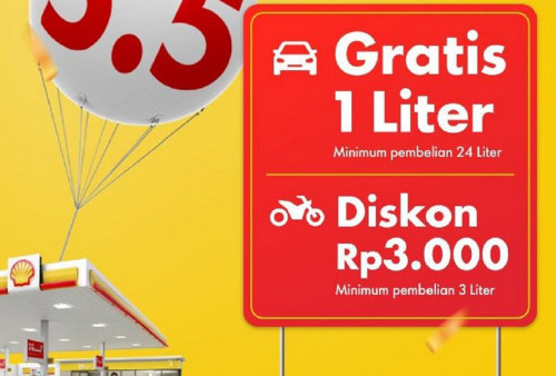 Promo Spesial 5.5 Shell Indonesia untuk Pengguna Mobil dan Motor, Gratis dan Diskon Bensin Bisa Kamu Dapatkan!