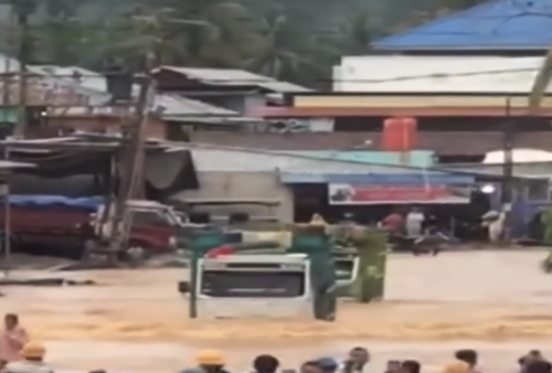 Viral Seorang Wanita di Halmahera Tengah Bawa Senjata Tajam dan Mengamuk ke Sekuriti Tambang