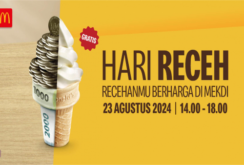 Promo Murah Meriah MCD, Gratis 1 Ice Cream Cone Beli Pakai Uang Receh!