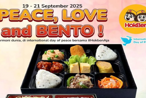Spesial Hari Perdamaian Hokben Berikan Promo: Beli Paket Bento Berdua Harga Spesial