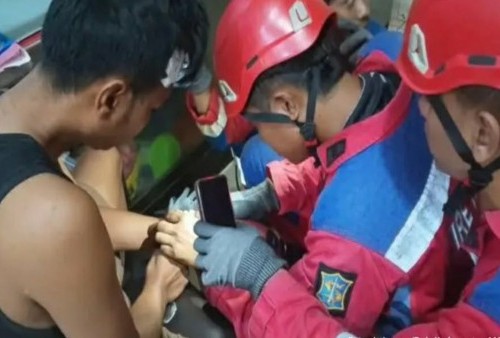 Viral Borgol Tahanan Curanmor Macet, Polisi Minta Tolong Damkar