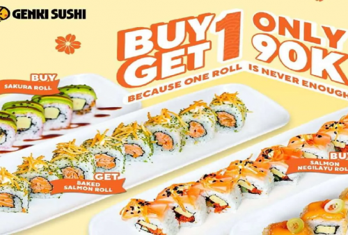 Hari Terakhir! Rebut Sekarang Promo Genki Sushi Buy 1 Get 1, Cek Syaratnya