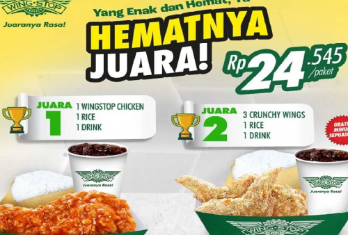Promo Wingstop Paket Hemat Oktober 2025: 3 Paket Ayam Penuh Rasa Cuma Rp 24.000an Aja