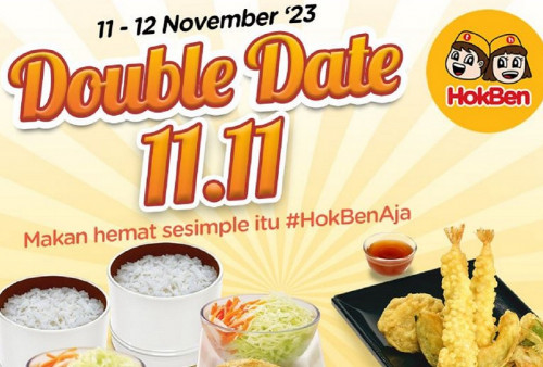 Makan Enak dengan Harga Terjangkau di Hokben! Yuk, Pesan Promo 'Double Date 11.11' Sekarang Juga!