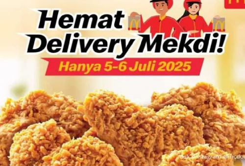 Promo McD Khusus Delivery: 5 Ayam Goreng Cuma Rp 55.000an Aja!