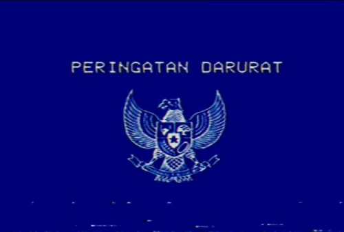 Viral Gambar Garuda dengan Latar Belakang Biru Bertuliskan PERINGATAN DARURAT, Ini Maksudnya