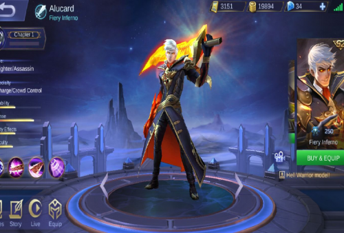 Dapatkan Skin Alucard Fiery Inferno! Klaim Kode Mobile Legends Rabu, 11 September 2024