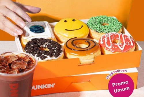 Hari Terakhir Promo Dunkin' Donuts! Dapatkan 12 Donat dan Minuman dengan Harga Ekonomis