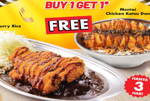 Promo Terbaru Go!Go!Curry Spesial Ulang Tahun ke-3: YES Promo Buy 1 Get 1