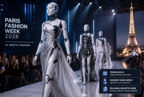 Robot AI Tampil di Catwalk Paris: Era Baru Industri Mode yang Bikin Manequin Manusia Khawatir