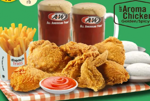 Spesial Untuk Makan Sekeluarga! Promo A&W Sharing Meal Desember Mulai Rp100.000