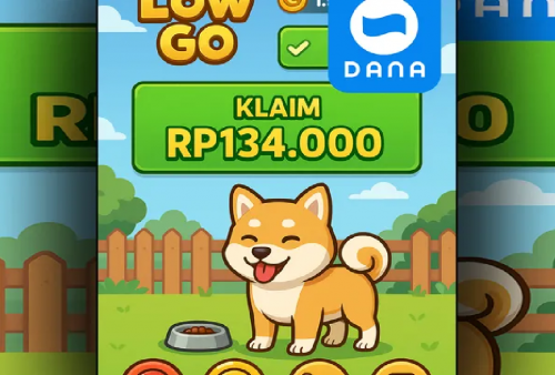 CUAN! Koleksi Koin Tukar Jadi Saldo DANA, Mainkan Game LOW GO Sekarang