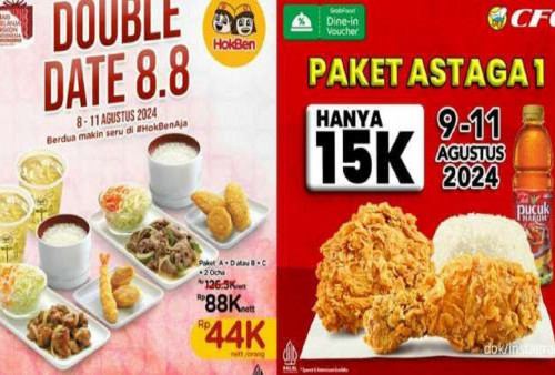 Edisi Akhir Pekan: Promo Makanan Terbaik dari CFC dan Hokben, Diskon Menggoda 9-11 Agustus 2024!