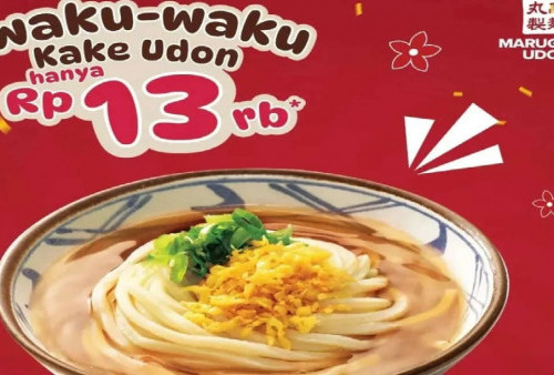 Promo Spesial Anniversary Marugame Udon: Nikmati Diskon Spesial Serba Rp13.000