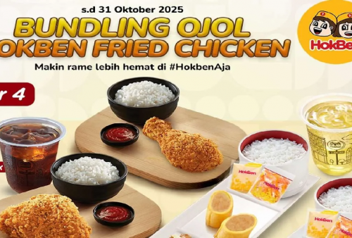 Promo Bundling Ojol HokBen Oktober 2025: Makan Enak Cuma Rp 33.000an per Orang