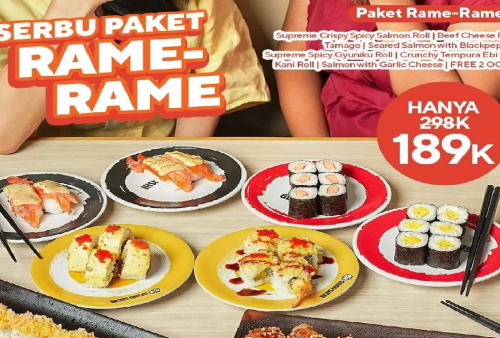 Promo Menarik Genki Sushi Agustus 2025: 8 Jenis Sushi Harga Spesial