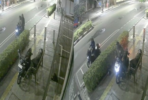 Viral Pria Tertidur Lelap di Kursi Trotoar, Tak Sadar Motornya Raib Dicuri Maling