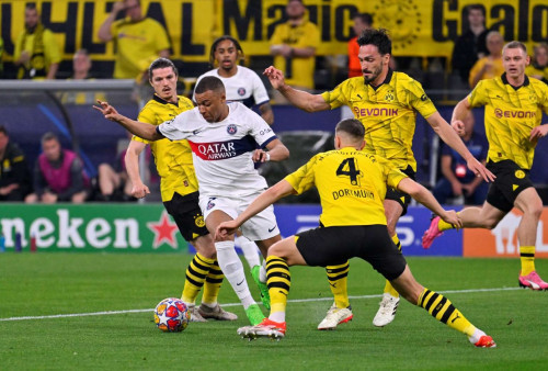 Borussia Dortmund Bikin Kejutan, Menang Tipis 1-0 Lawan PSG