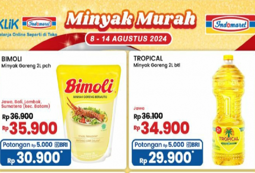 Hemat Belanja! Promo ‘Minyak Murah’ Indomaret Periode Agustus 2024, Jangan Sampai Terlewatkan