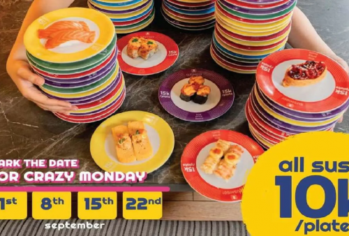 Serba Rp 10.000an! Sikat Sekarang Juga Promo Sushi Go September 2025