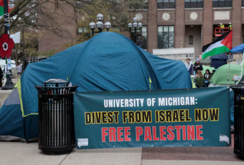 Puluhan Orang Diamankan Polisi Usai Protes Kebebasan untuk Palistina di Kampus-kampus AS