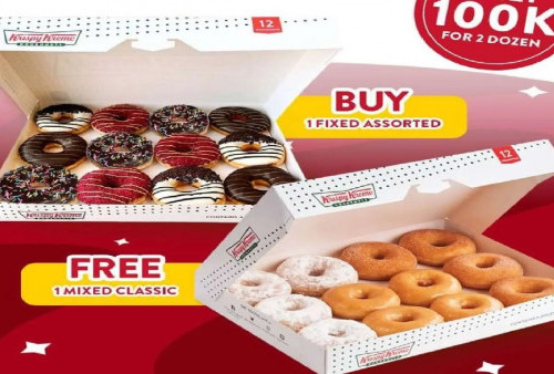 Rebut Sekarang! Ada Free Promo Krispy Kreme Buy 1 Get 1: Aktif Sampai 31 Januari 2026
