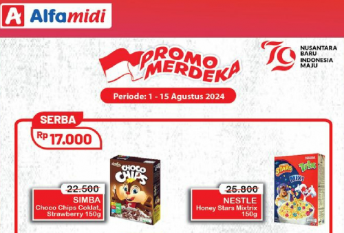 Rayakan HUT RI dengan 'Promo Merdeka', Alfamidi Hadirkan Produk Harga Spesial Hingga 15 Agustus 2024!