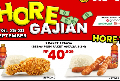 Promo CFC Tanggal Gajian 25-30 September 2025: Paket Favorit Mulai Rp40.000an