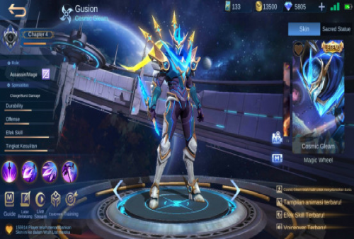 Gratis Skin Cosmic Gleam Yuk Klaim Kode Redeem Mobile Legends Sabtu 7 September 2024