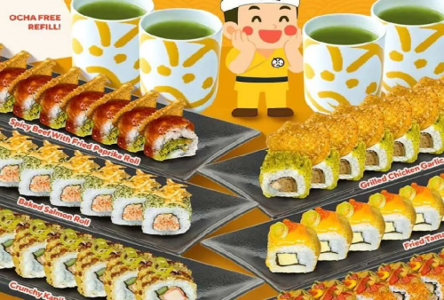 Promo PayDay Genki Sushi: Paket 6 Menu Sushi Harga Spesial Akhir Bulan Oktober!