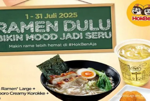 Makan Ramen di Hokben Ada Promo Khusus Juli 2025: Ramen + Dumpling + Ocha Jadi Rp 50.000an