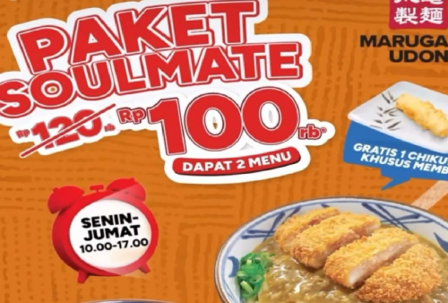Promo Terbaru Marugame Udon September 2025: Bayar Rp 100 Ribu Bisa Dapat 2 Menu Spesial