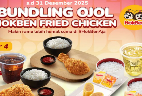 Daftar Promo Hokben Khusus Pembelian Fried Chicken: Makan Hemat Mulai Rp 33.000an