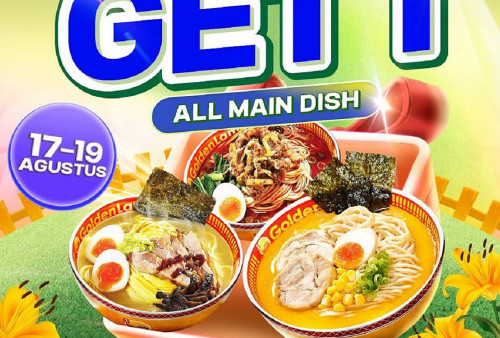 Berakhir Hari Ini! Golden Lamian Berikan Promo Buy 2 Get 1 untuk Semua Menu Main Dish