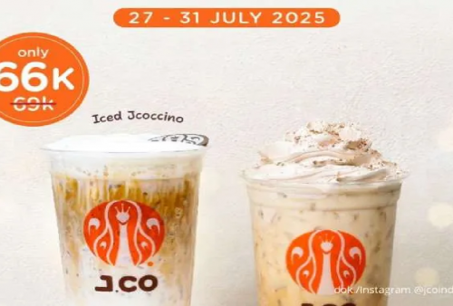 Promo JCO Akhir Juli 2025: 2 Minuman Spesial Cuma Rp66.000