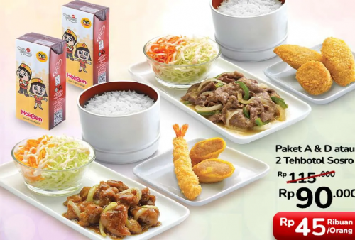 Sisa 1 Hari Ini Saja, Ambil Promo Hokben 9.9: Paket Berdua Komplit Cuma Rp 90.000
